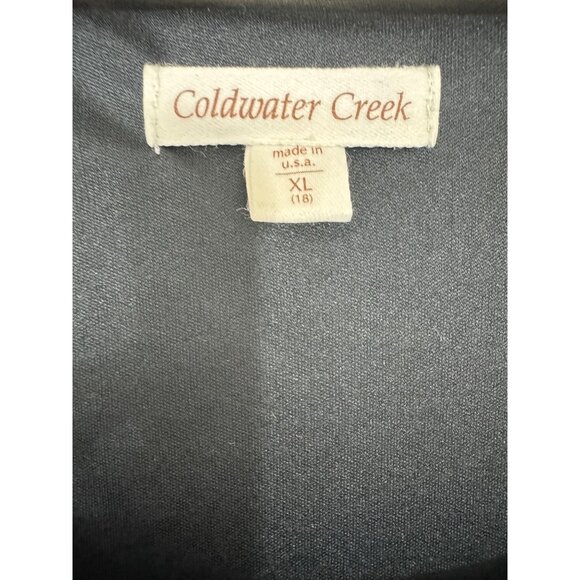 Coldwater Creek Ikat Print Sleeveless Scoop Neck Dress Summer Size 18‎ Plus Sz - Picture 3 of 5